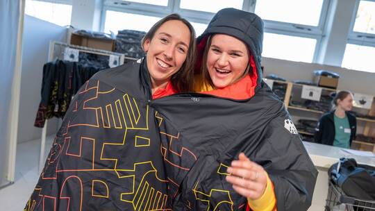 Olympia Einkleidung Sportler