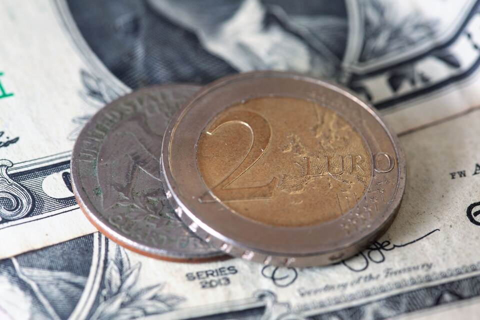 Euro und US-Dollar