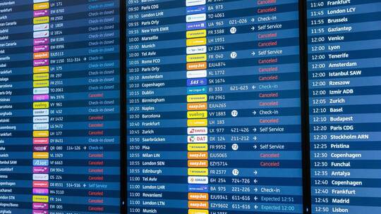 Winterwetter - Flughafen Berlin/Brandenburg