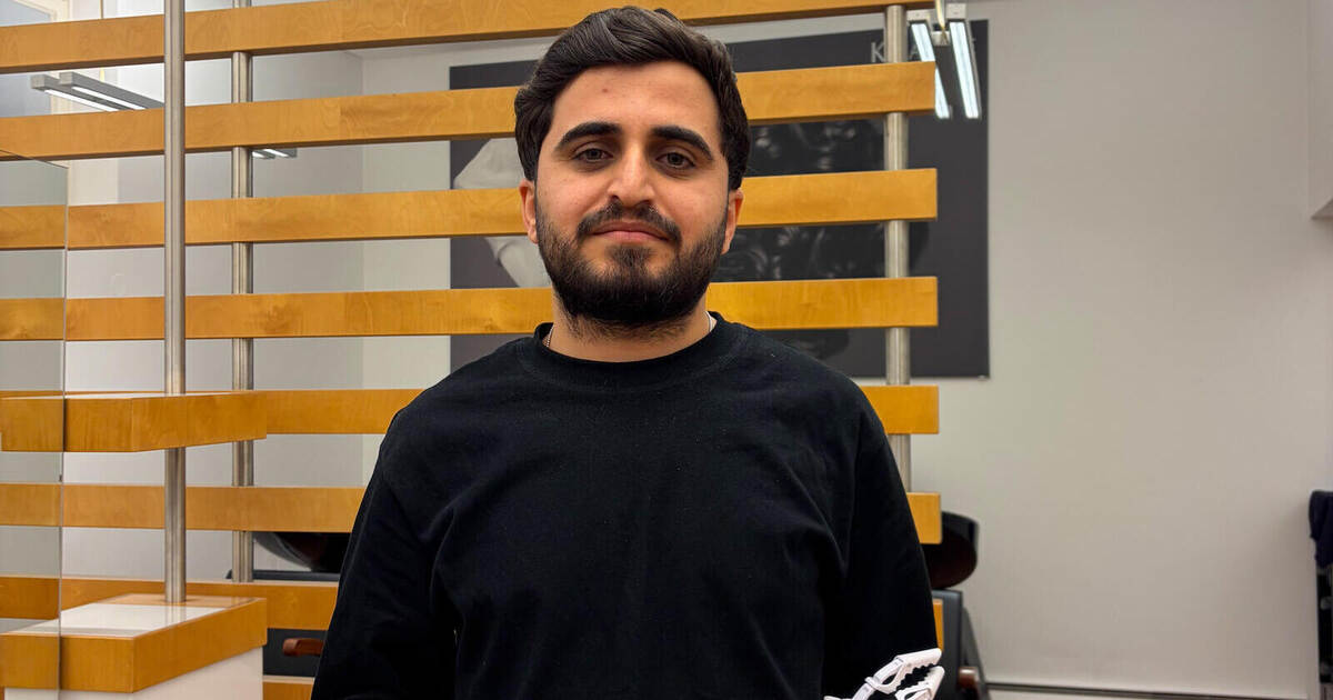 Yazidi flees Iraq at 16 - | Today he is a hairdresser in Wiernsheim
