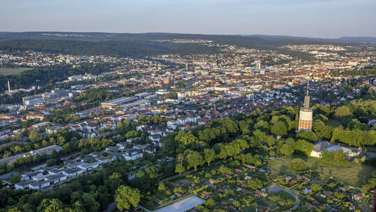 Gasometer Heißluftballon