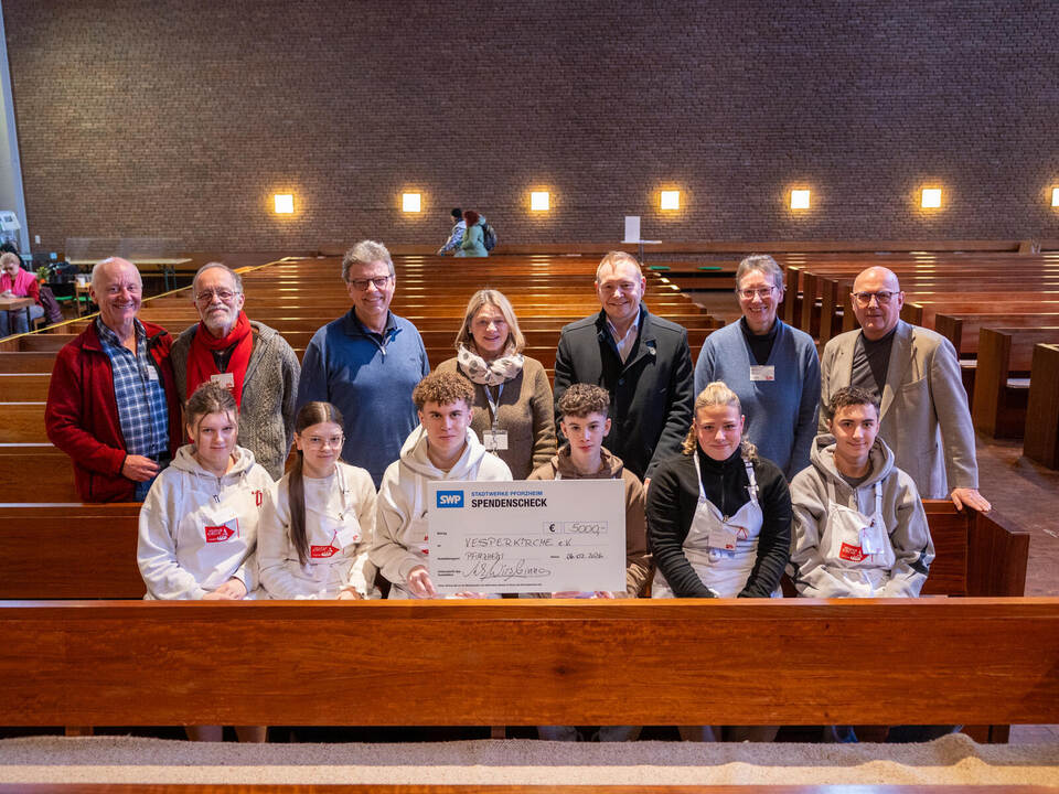 Spendenübergabe SWP Vesperkirche