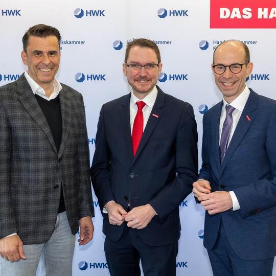 Ziehen eine positive Bilanz (von links): Frank Herrmann, Kreishandwerksmeister der Kreishandwerkerschaft Pforzheim-Enzkreis und