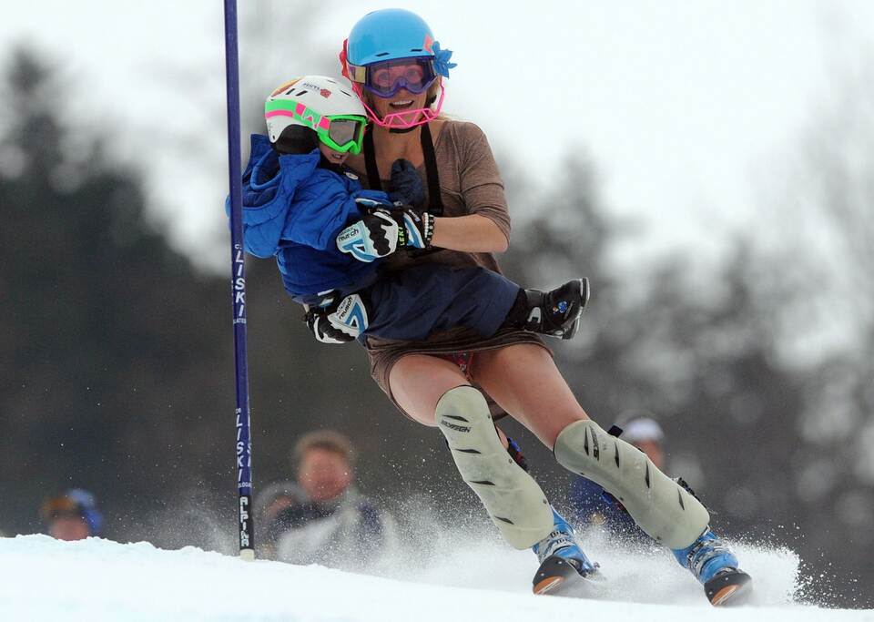 Sarah Schleper mit Sohn Lasse
