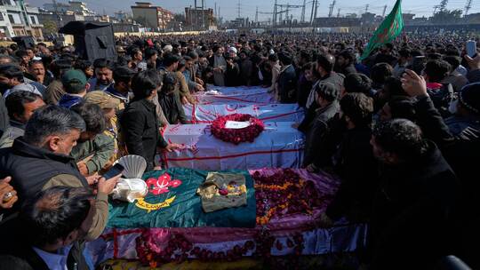 Selbstmordanschlag in Pakistan - Trauerfeier