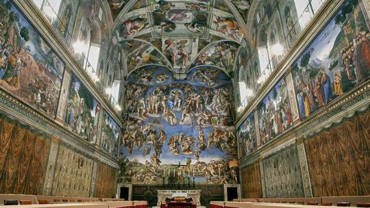 Der Fuß gilt als Vorbereitung zum Fresko der Sixtinischen Kapelle Der Fuß gilt als Vorbereitung zum Fresko der Sixtinischen Kapelle