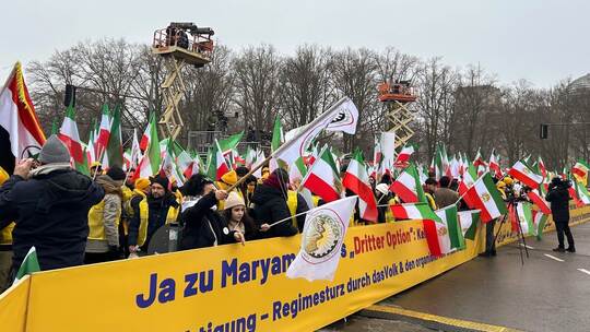 Demonstration für Freiheit im Iran