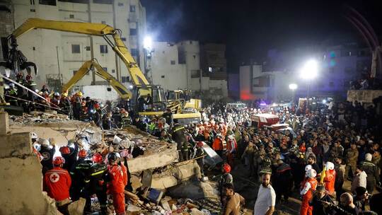 Wohnhaus im Libanon eingestürzt