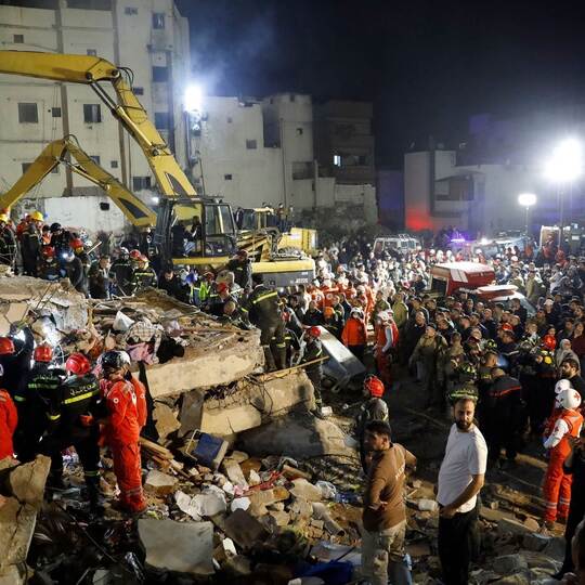 Wohnhaus im Libanon eingestürzt