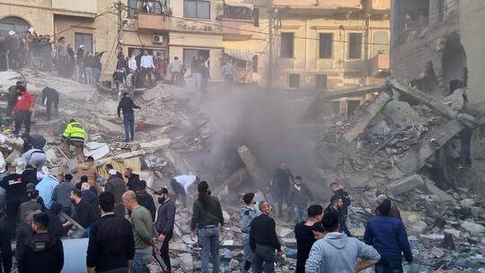 Wohnhaus im Libanon eingestürzt