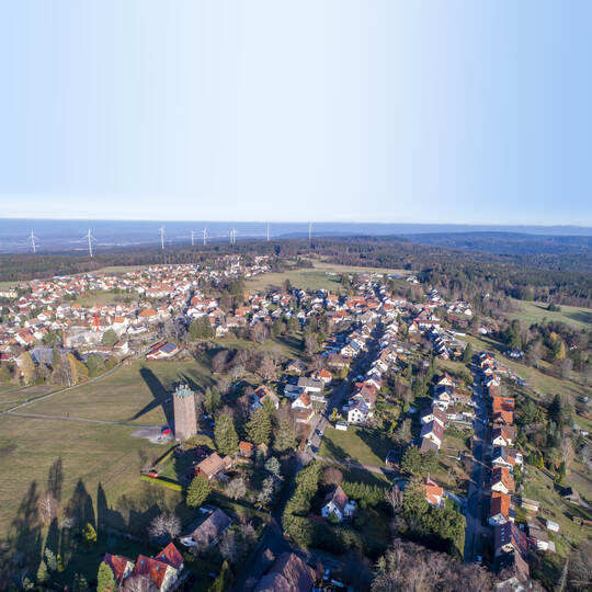 Dobel Luftbild Herbst 2020