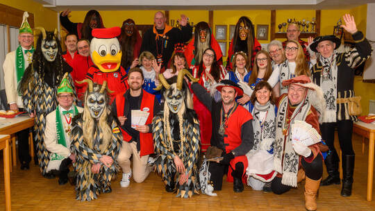 Der Umzugsrat mit verschiedenen Vertretern der Dillweißensteiner Faschingsgesellschaft hat umfangreiche Vorarbeit geleistet. Som