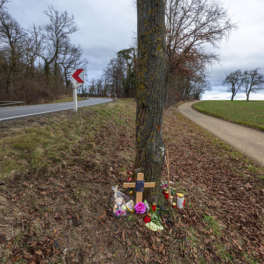 Unfallstelle K4530 Kieselbronn Eisingen 01.02.2026