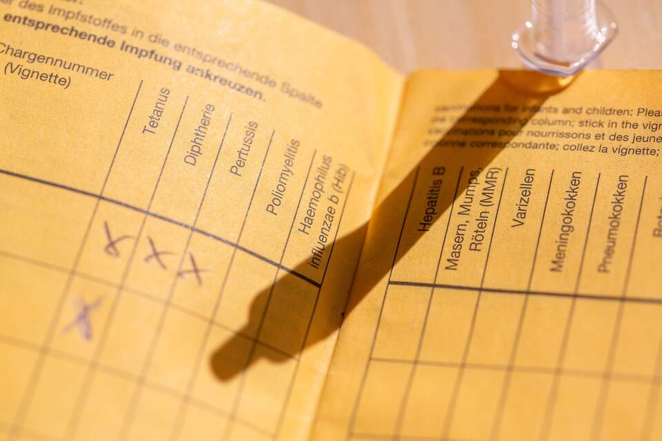 Einträge im Impfpass
