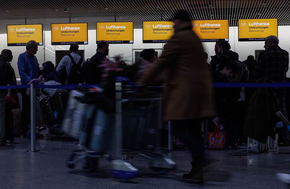 Streik der Lufthansa-Crews - Frankfurt