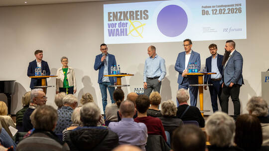 Podium Landtagswahl Enzkreis PZ Forum
