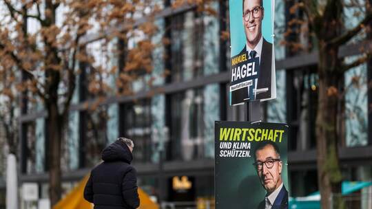 Wahlplakate zur Landtagswahl in Baden-Württemberg