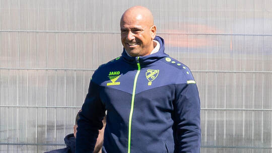 Trainer Gero Italiano wird am Ende der Saison beim 1. FC Bauschlott aufhören. Foto: Ralf Becker