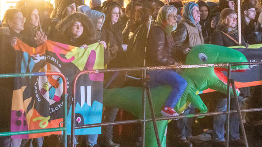 Demonstration AfD Veranstaltung CCP
