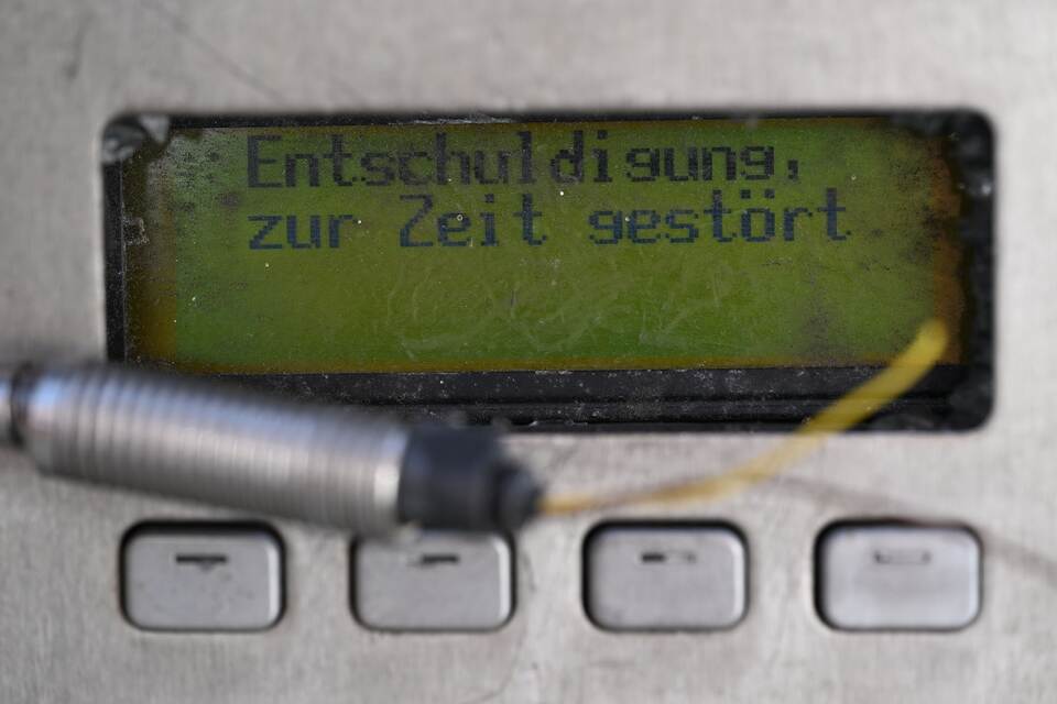 Kaputte Telefonzelle