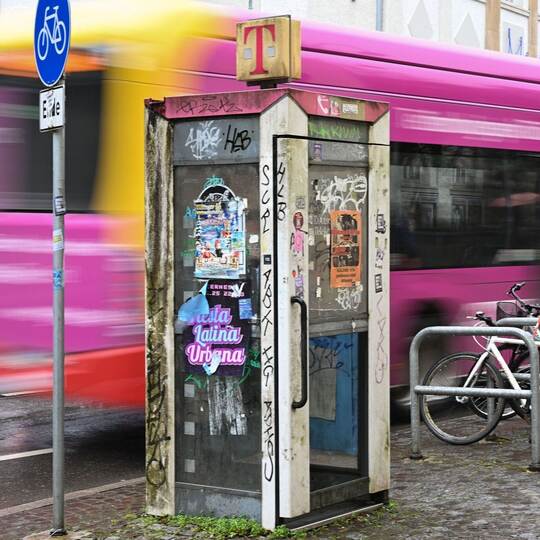 Telefonzelle ausser Betrieb