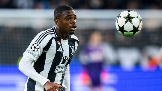 Fußballer Pierre Kalulu von Juventus Turin