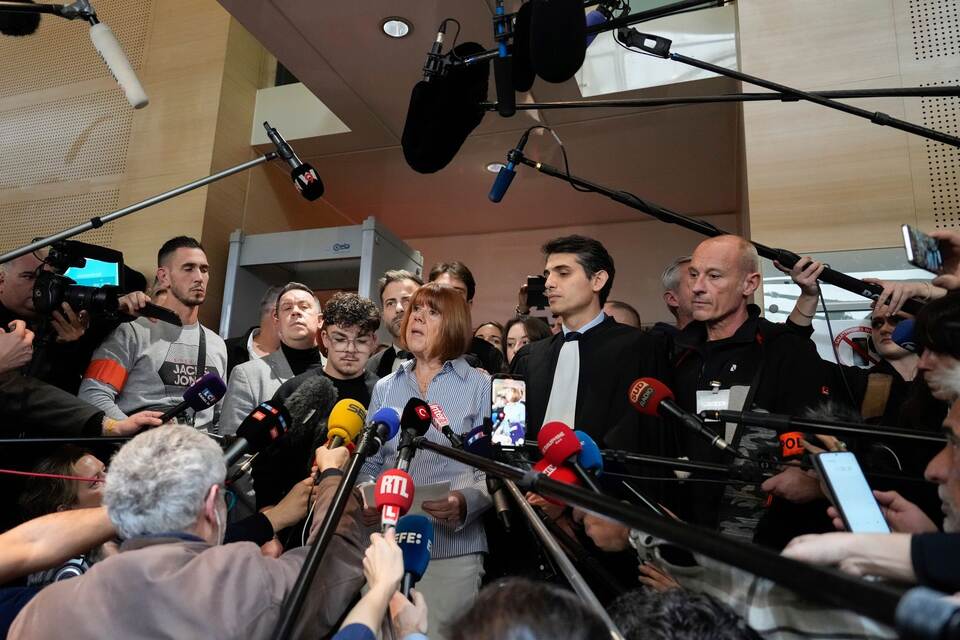 Gisèle Pelicot beim Missbrauchsprozess in Avignon