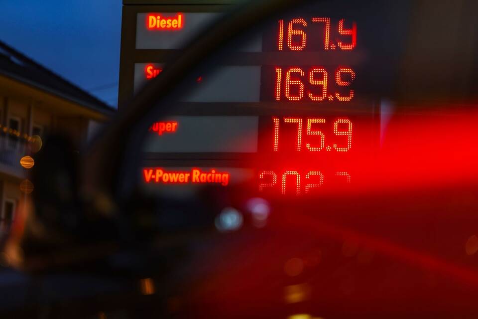 Inflation - Kraftstoffpreise