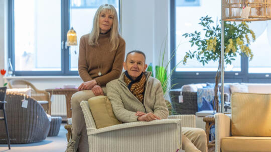 Klaus Merkle und Partnerin Sonja Heidrich haben sich auf Rattan- und Bambus-Möbel spezialisiert. In der heutigen Zeit kein leich PR Looms Möbel