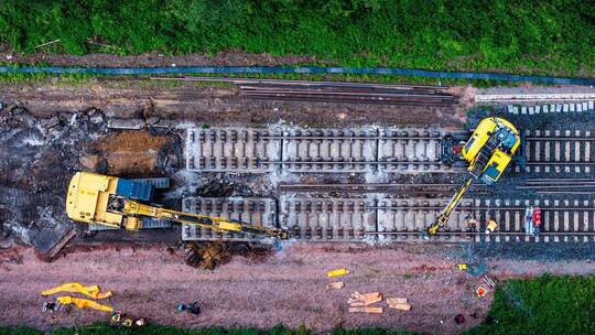 Bauarbeiten an der Infrastruktur