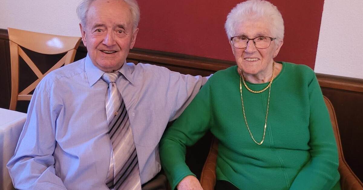 Inseparable for 70 years: Wilhelm and Ester Stößer from Bauschlott ...