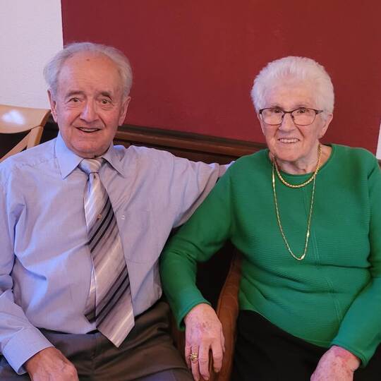 Wilhelm und Ester Stößer halten eisern zusammen und denken mit großer Dankbarkeit an ein gemeinsames Leben für die Musik und den