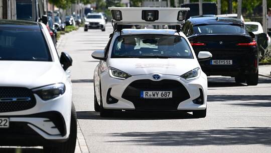 Test Scan-Auto mit dem Parksünder erfasst werden Test Scan-Auto mit dem Parksünder erfasst werden