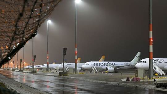 Winterwetter - Flughafen Berlin/Brandenburg Winterwetter - Flughafen Berlin/Brandenburg