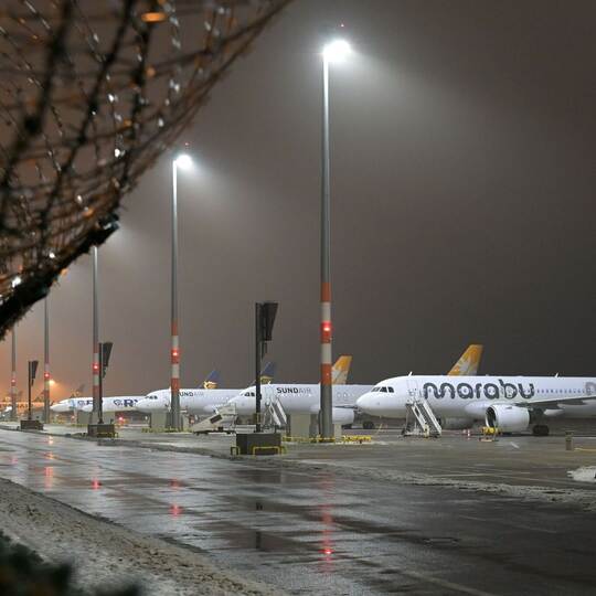 Winterwetter - Flughafen Berlin/Brandenburg
