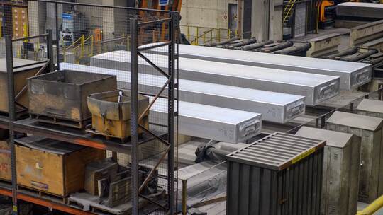 Aluminiumhersteller Novelis in Nachterstedt