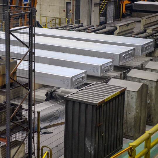 Aluminiumhersteller Novelis in Nachterstedt