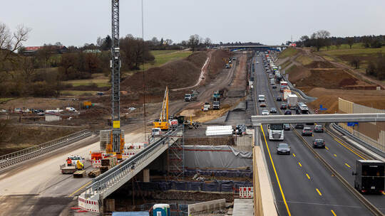 Baustelle A8 Bei Eutingen