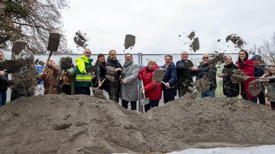 Spatenstich Oststadtpark