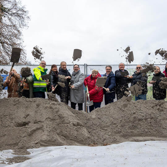 Spatenstich Oststadtpark