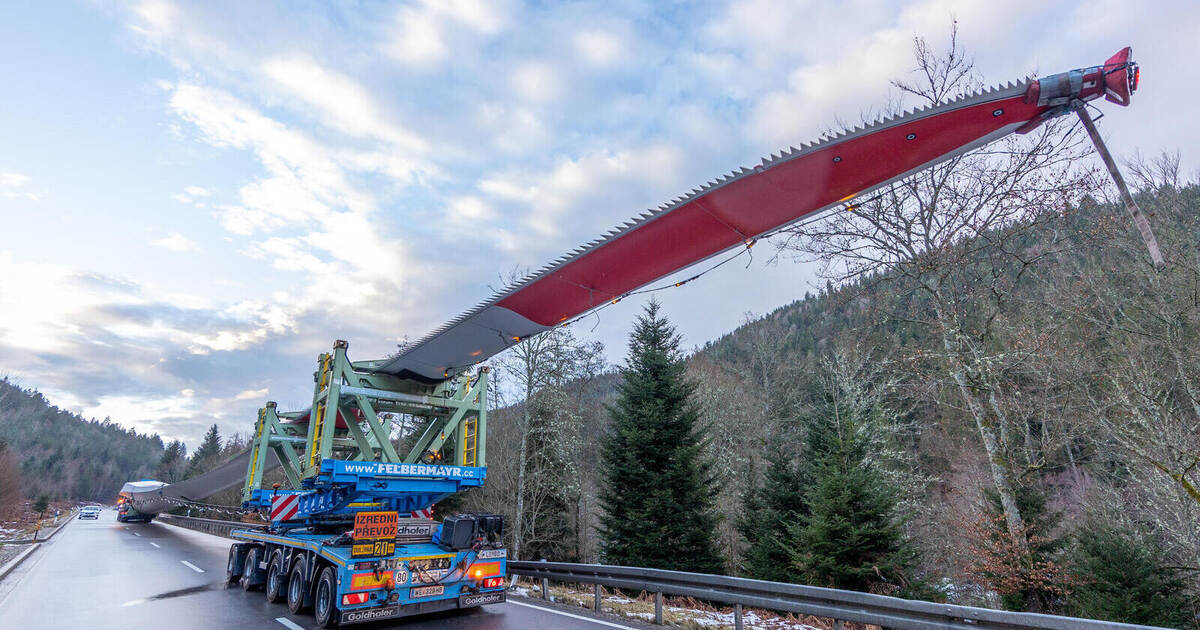 Windrad-Unfall bei Calmbach war ein technischer Defekt: Rotorblatt soll ...