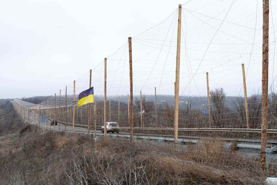 Ukrainekrieg - Anti-Drohnen-Netze