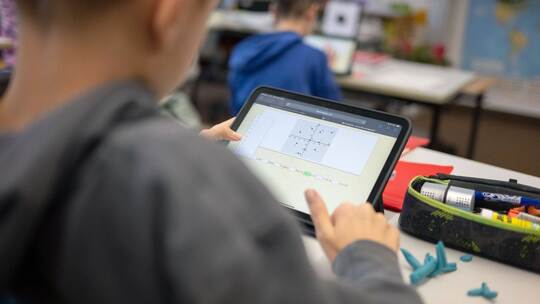 Tablet im Unterricht