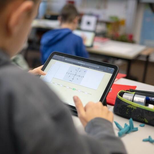Tablet im Unterricht