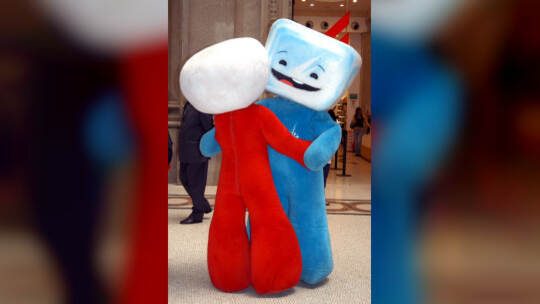 Maskottchen Olympische Winterspiele 2006