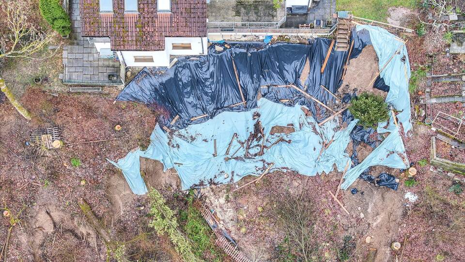 Hangrutsch in Schwäbisch Gmünd