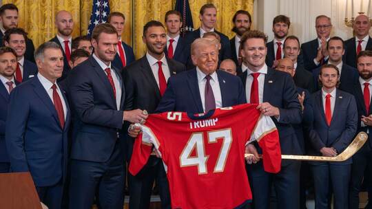 NHL-Team Florida Panthers im Weißen Haus