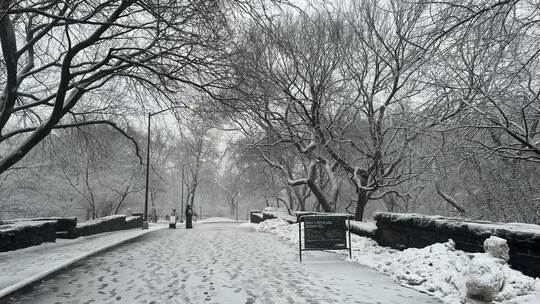 Winterwetter in New York