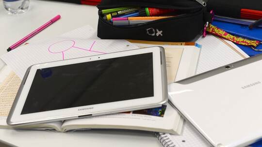 Tablet im Unterricht