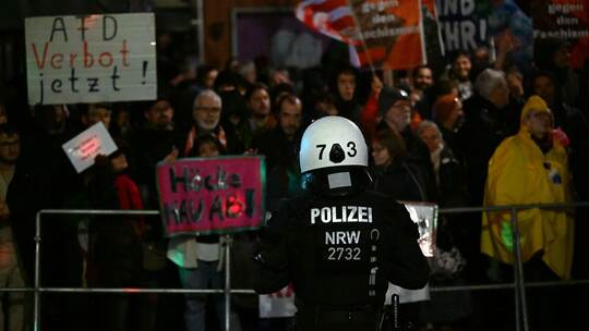 Protest gegen AfD-Treffen